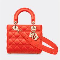 DIOR M0538OCAL 女士亮橙色 小号 LADY DIOR MY ABCDIOR 手袋