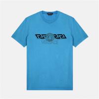 VERSACE 1003906 男士蓝色 GRECAMEDUSA T恤