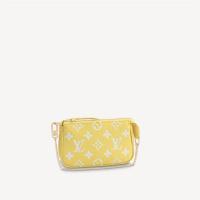 LV M46129 女士黄色 MINI POCHETTE ACCESSOIRES 手拿包