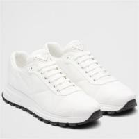 PRADA 2EE367 男士白色 绗缝尼龙运动鞋