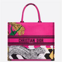 DIOR M1286ZROH 女士亮橙色 大号 BOOK TOTE 手袋