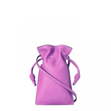 LOEWE A411F10X01 女士亮紫色 纳帕牛皮 Flamenco 小袋