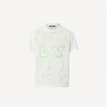 LV 1AA808 男士白色 LV SPREAD 刺绣 T恤