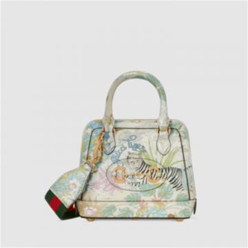 GUCCI 677212 女士米白色 Gucci 马衔扣 1955 迷你手提包