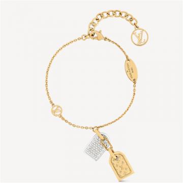 LV M00579 女士金色 PRECIOUS NANOGRAM TAG 手镯