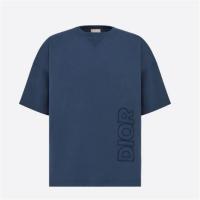 DIOR 293J673B0773 男士蓝色 DIOR AND PARLEY 超大版型 T恤