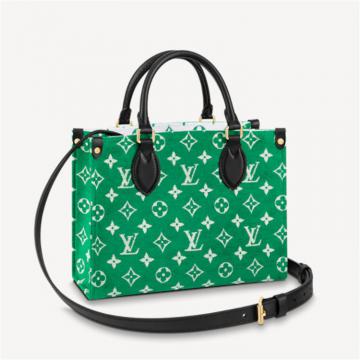  LV M46216 女士绿色 ONTHEGO 小号手袋 