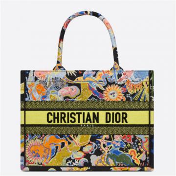 DIOR M1296ZRZA 女士黑色 中号 BOOK TOTE 手袋