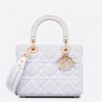 DIOR M0565OTID 女士白色 中号 LADY D-LITE 手袋