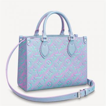 LV M46067 女士蓝色 ONTHEGO 小号手袋