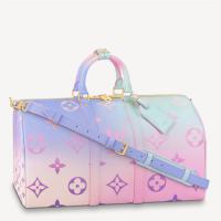 LV M59943 女士粉色 KEEPALL BANDOULIÈRE 50 旅行袋
