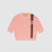 GUCCI 693809 女士粉色 adidas x Gucci 联名系列针织衫