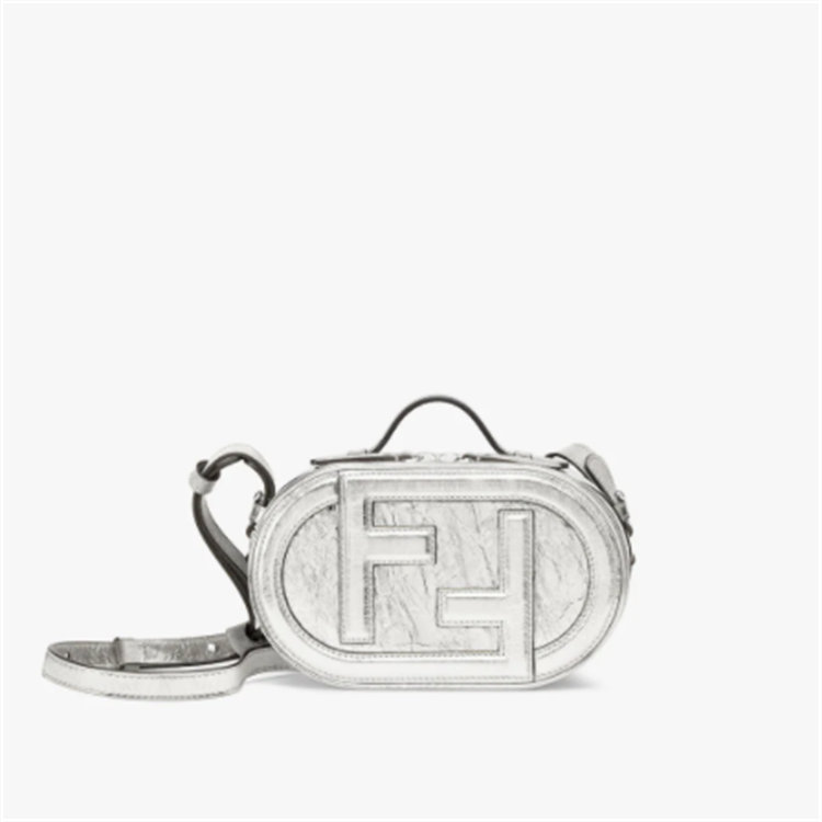 FENDI 8BS058AISPF0MK5 女士银色 O'Lock 迷你相机包