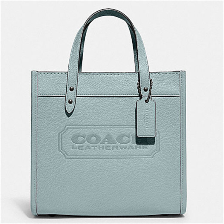 COACH CA089 女士淡蓝色 FIELD 22号托特包