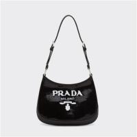 PRADA 1BC169 女士黑色 Prada Cleo 亮片装饰单肩包