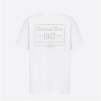 DIOR 243J634A0677 男士白色 CD 1947 宽松版型 T恤