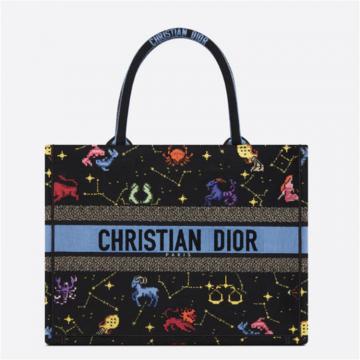 DIOR M1296ZRTY 女士黑色 中号 BOOK TOTE 手袋