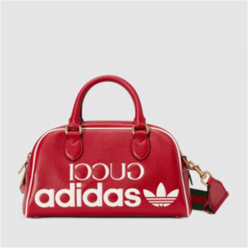 GUCCI 702397 女士红色 adidas x Gucci 联名系列迷你旅行包