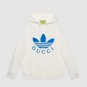 GUCCI 702607 女士白色 adidas x Gucci 联名系列卫衣