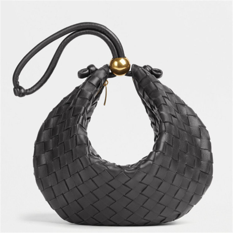 BOTTEGA VENETA 701024V1W518425 女士黑色 TURN 手拿包