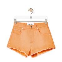 LOEWE S616Y11X04 女士橙色 牛仔布短裤