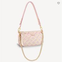 LV M46093 女士浅粉色 MULTI POCHETTE ACCESSOIRES 手袋