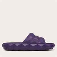 VALENTINO XY0S0F55QNAJE5 男士紫色 ROMAN STUD TURTLE 橡胶凉鞋