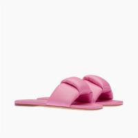 MIUMIU 5XX546 女士海棠粉色 软羊皮拖鞋