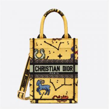 DIOR S5555CRTY 女士黄色 迷你 BOOK TOTE 手机袋 