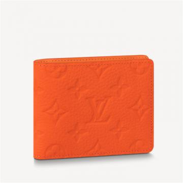 LV M81547 男士橙色 SLENDER 钱夹