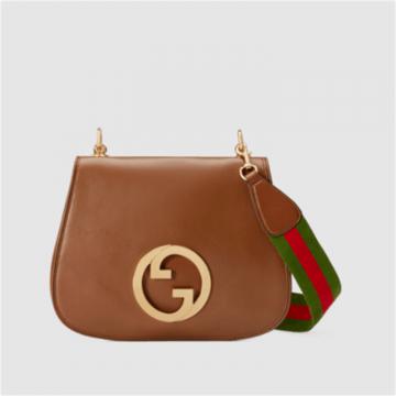 GUCCI 699210 女士棕色 Gucci Blondie 系列中号手袋