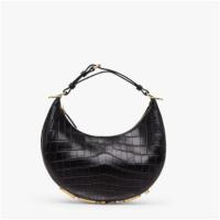 FENDI 8BR798ADR7F1HEJ 女士黑色 Fendigraphy 小号手袋