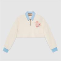 GUCCI 706116 女士米白色 Gucci Lovelight 短款棉质卫衣