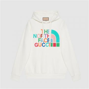 GUCCI 615061 女士白色 The North Face x Gucci 联名系列棉质卫衣