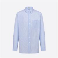 DIOR 243C551A5656 男士蓝色 超大版型衬衫