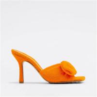 BOTTEGA VENETA 690025V1O807593 女士鲜橙橘 STRETCH 穆勒鞋