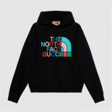 GUCCI 626989 男士黑色 The North Face x Gucci 联名系列卫衣