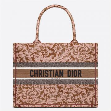 DIOR M1296ZRWI 女士粉色 中号 BOOK TOTE 手袋