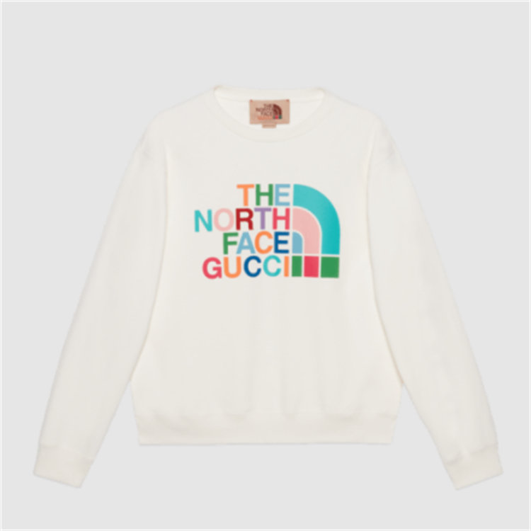 GUCCI 626990 男士白色 The North Face x Gucci 联名系列卫衣