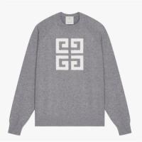 GIVENCHY BW908N4ZEQ 女士灰色 4G LOGO 针织衫