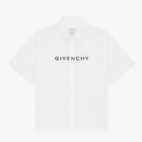 GIVENCHY BM60UB1YB8 男士白色 印花衬衫