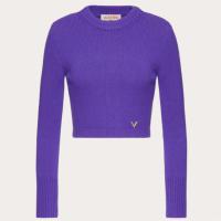 VALENTINO 1B3KC34I7EV817 女士紫色 VGOLD 羊绒衫