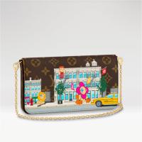 LV M81762 女士老花 POCHETTE FÉLICIE 链条包