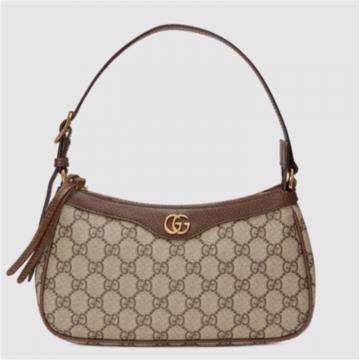 GUCCI 735145 女士棕色 Ophidia 小号手袋