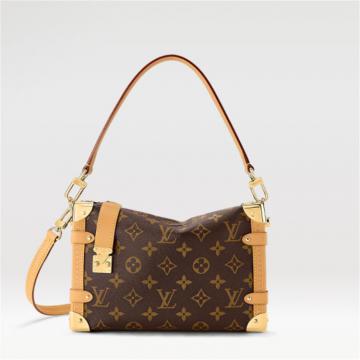 LV M46358 女士老花 SIDE TRUNK 手袋