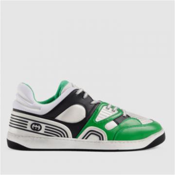 GUCCI 697882 男士绿色 Gucci Basket 运动鞋