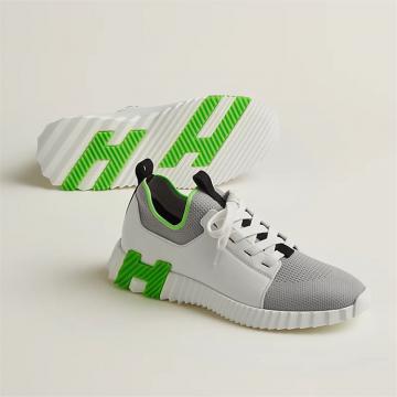 HERMES H212918ZH10430 男士灰色拼白色 Depart 运动鞋