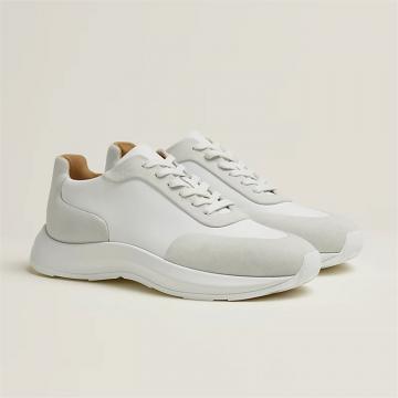 HERMES H222913ZH90400 男士白色 Fairplay 运动鞋