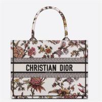 DIOR M1296ZRZB 女士白色 中号 BOOK TOTE 手袋