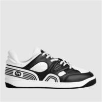 GUCCI 722749 男士黑色拼白色 Gucci Basket 运动鞋
